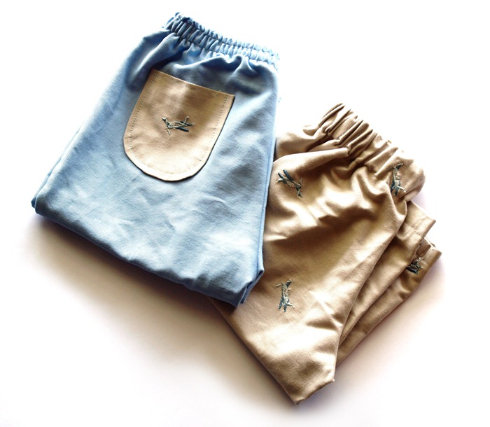 aeroplane pants for O.         