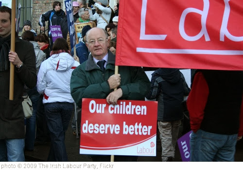 'Education Protest 6th Dec08' photo (c) 2009, The Irish Labour Party - license: http://creativecommons.org/licenses/by-nd/2.0/