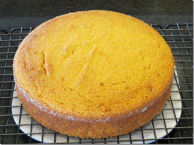 Orange Olive Oil Cornmeal Cake