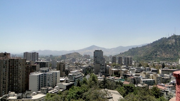 Vista do Cerro Santa Lucía