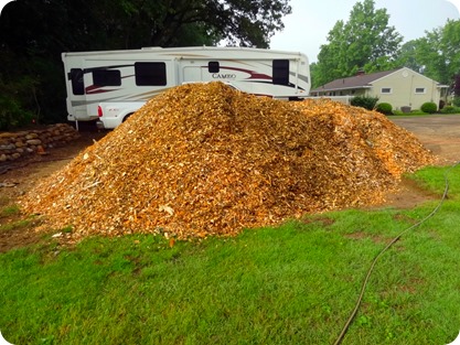 mulch pile