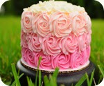 Rose Ombre Cake 1 Rose Ombre Cake 1