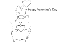 モサモサのHappy Valentine's Day