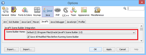 netbenas scene builder netbenas scene builder