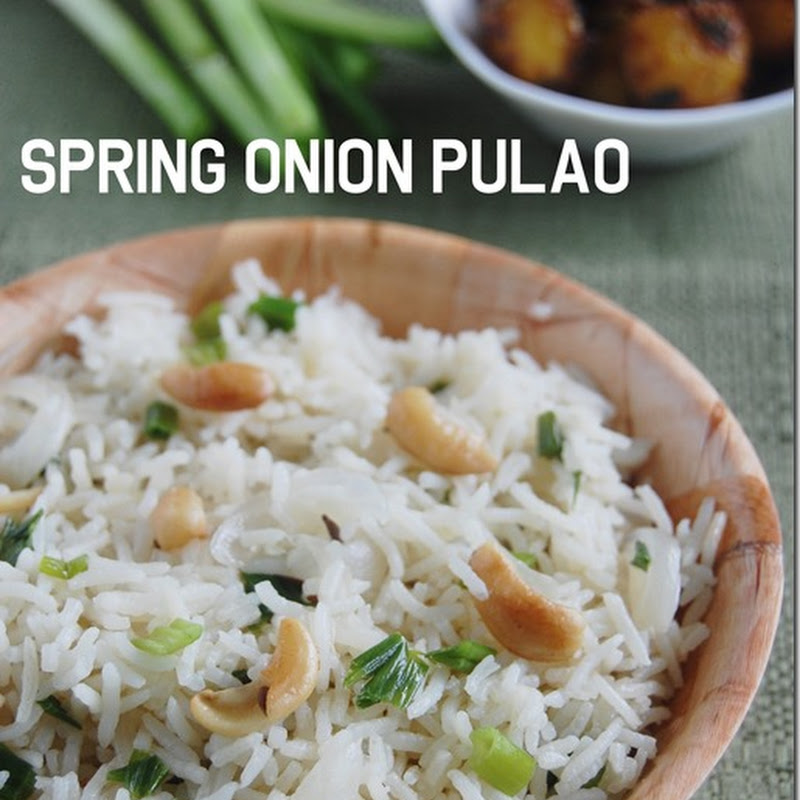 Spring onion pulao