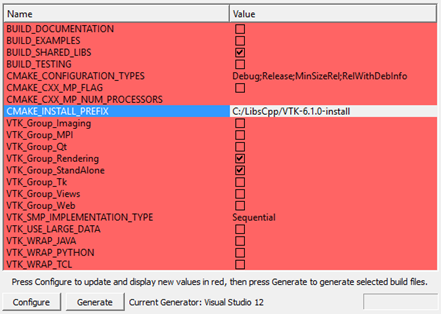 vtk on cmake