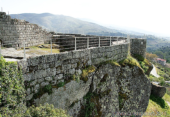 Linhares - castelo construido sobre pedra