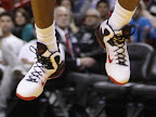 lebron james nba 120102 mia vs atl 04 King James Home and Away Nike LeBron 9 Shoes in Action