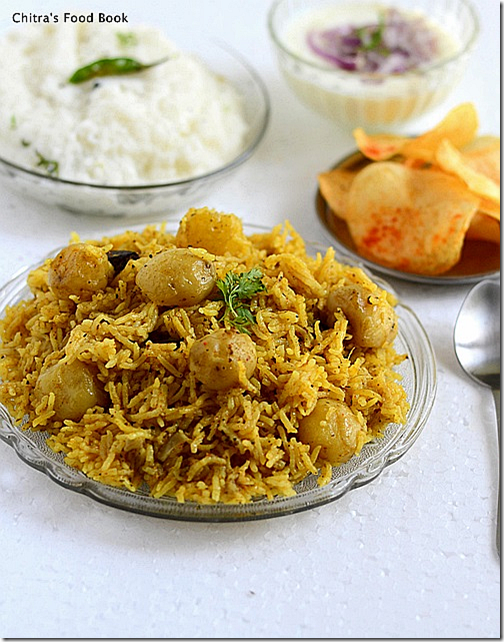 Small potato biryani