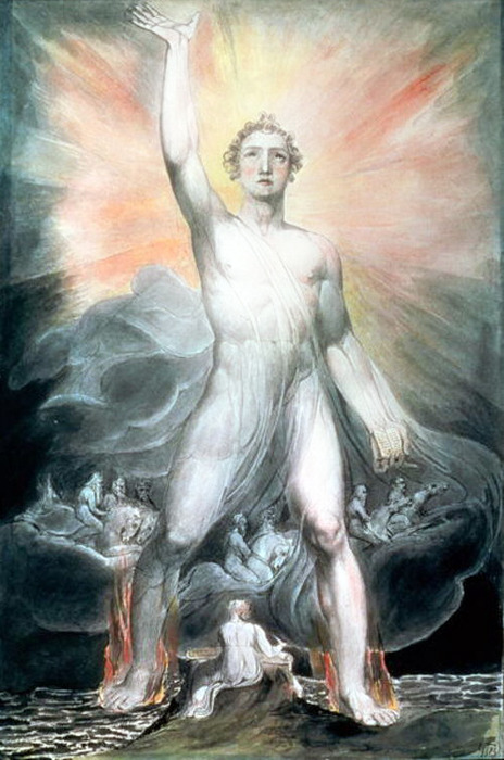 The Angel Of Revelation 1805 By William Blake, William Blake