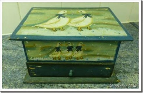 Upcycled Charity Shop Find Decorated Box 1 Upcycled Charity Shop Find Decorated Box 1