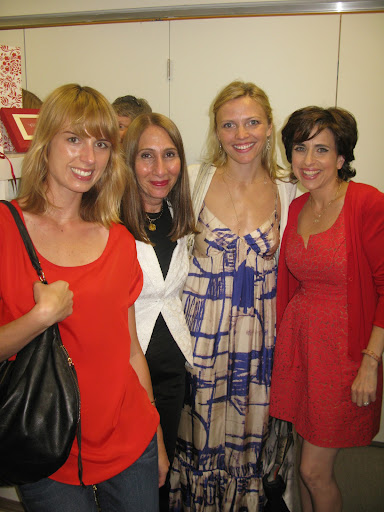 From left: Deputy editor Cara Sullivan, executive director of jewelry and luxury Denise Silverberg, Gabriella of Gabriella New York Bridal Salon, and me!