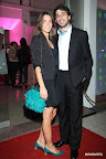 Violeta César participó del cumpleaños junto a su novio.