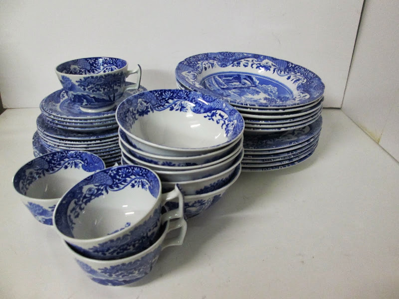 Spode Blue Italian Dinnerware Set