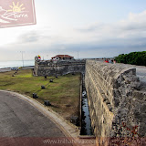 Murallha da cidade antiga  da bela Cartagena - Colombia