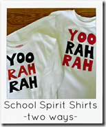 DIY  School Spirit Shirts