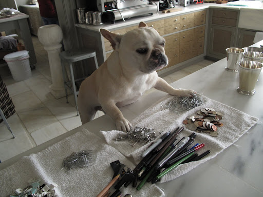 Now, let's have a look at all this stuff from Martha's desk.
