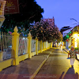 Anoitecer na cidade murada - Cartagena - Colombia