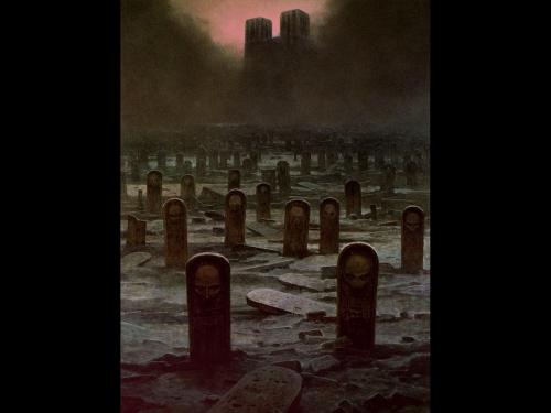 Zdzislaw Beksinski Funeral Tombs, Death