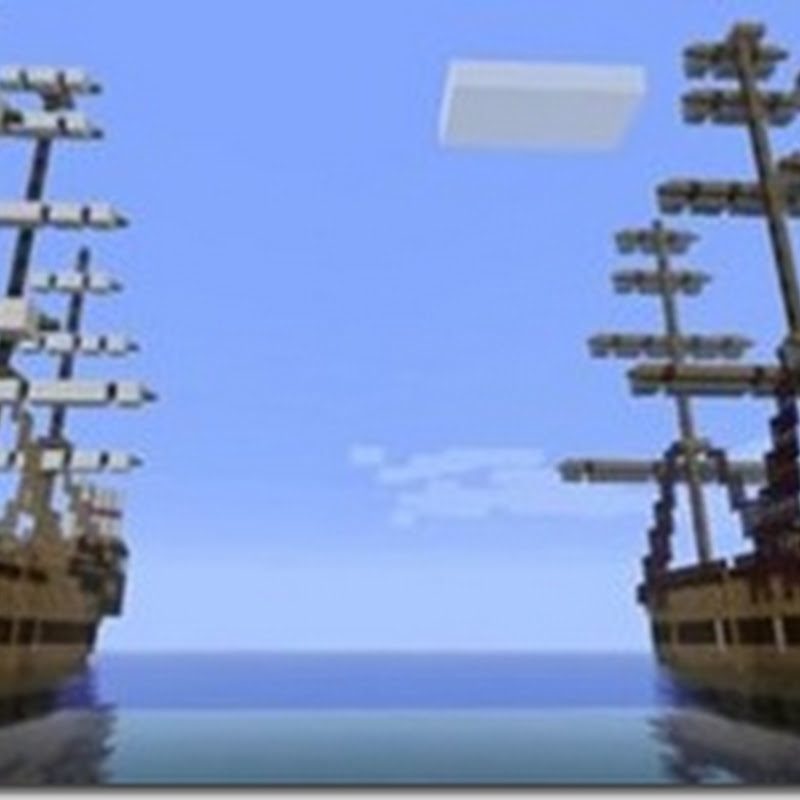 Minecraft Mod Super Pirate Battle Royale verformt Schiffe