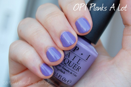 OPI Planks A Lot Swatch