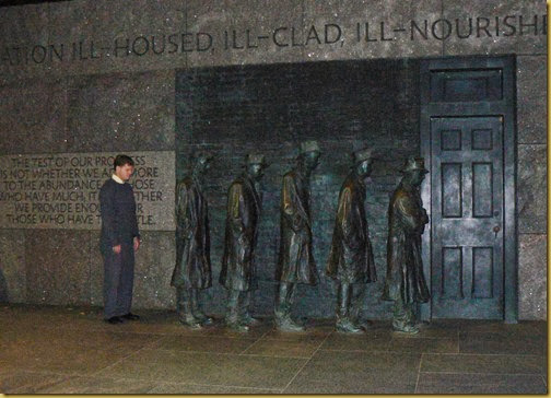 FDR memorial bread line