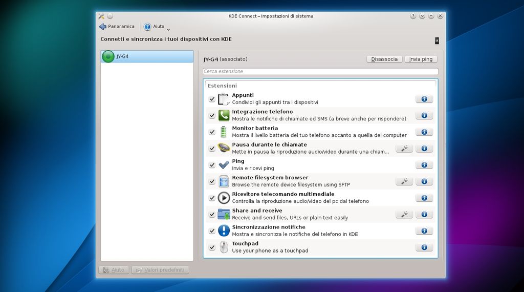 KDE Connect 0.7