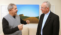 Lula e cardeal dom Cláudio Hummes