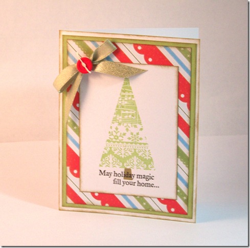 Xmas tree card