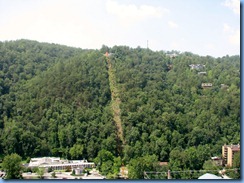 0232 Tennessee, Gatlinburg - Space Needle observation deck - view North of Gatlinburg Sky Lift