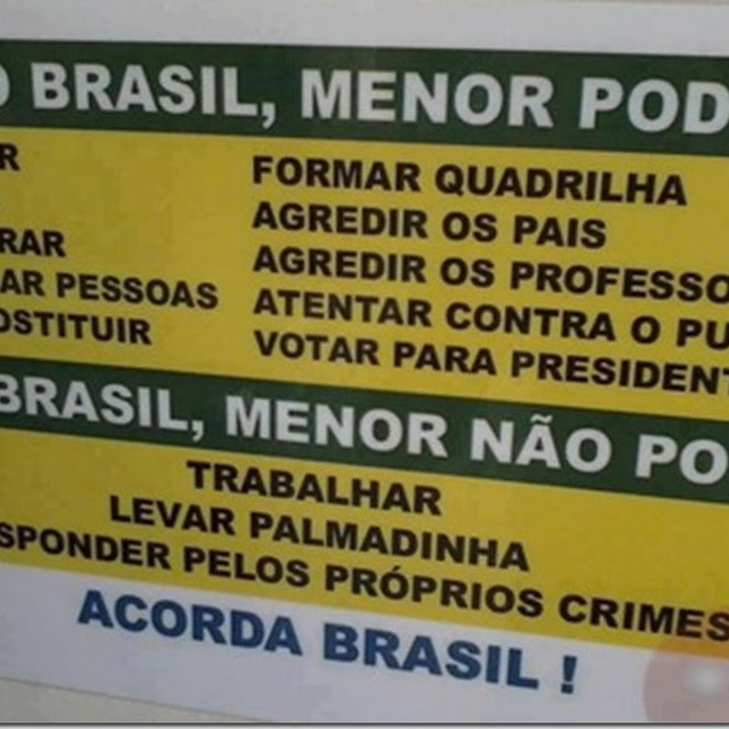 Artigo de opiniao sobre a reducao da maioridade penal