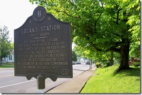 Logan's Station or St Asaph marker in Stanford, KY