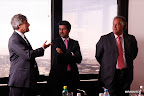 Eduardo Marty, Director Ejecutivo de Junior Achievement Argentina. Lucas Hadad, Director Ejecutivo de Junior Achievement Rosario y Jorge Cura, presidente de Junior Achievement Santa Fe.
Foto: gentileza Joako Mendonça - Junior Achievement