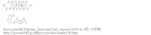 [AA]ブンナグルゾ！