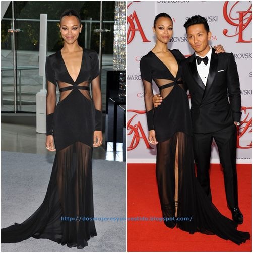 Zoe Saldana 2012 CFDA Fashion Awards