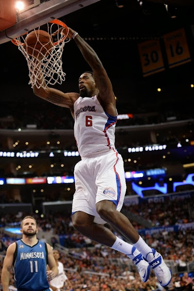 Wearing Brons DeAndre Jordan Back to Nike with SOLDIER 7 x5