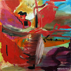 Asian Hush II by Louise O'Brien. - Exhibition 'Orange-Red Art Bi-Voo' by Louise O'Brien awarded under the Support for Artist Grant. Photos by Clare Dunne