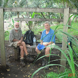 Nick Hughes and Mike Kramer near Gunung Ibu (September 2011)