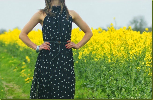 toned arms in dress