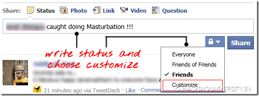 Ultimate Annoying 
Facebook Status Prank
