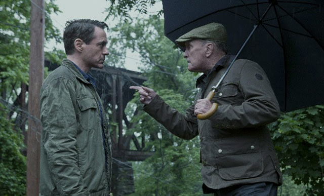 Robert Downey Jr. és Robert Duvall a The Judge első, esős képén