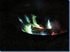 6561 Sleepy Cedars Campground Greely Ottawa - colourful campfire