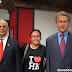 Mikhail Gorbachev and Bill Clinton at Madame Tussauds in The Peak, Hong Kong