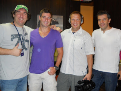 Kenny, Jeff, Josh and Zsolt At Radio Indigo
