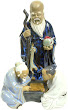 Funny Confucius Chinese Porcelain Figurine Board Game