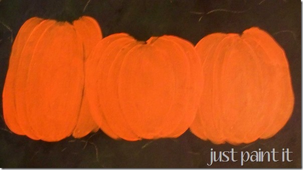 how to paint pumpkin B