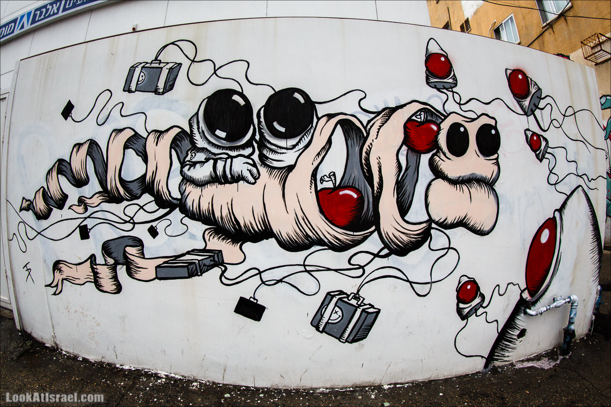 Монстрики стен Тель Авива