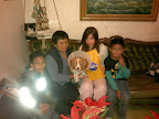 ORQUIDEA con su linda familia. ADOPTADA