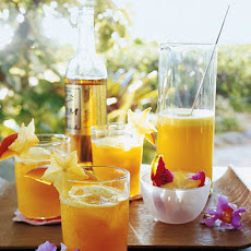 Pineapple and Mango Rum Cocktails