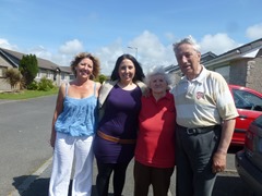 diane, stephanie, dot and ken kinmont